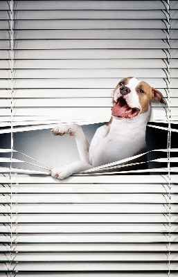 Verduisterend rolgordijn voor raam hond