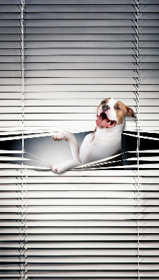 Verduisterend rolgordijn voor raam hond