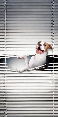 Verduisterend rolgordijn voor raam hond