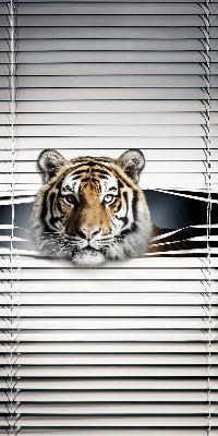 Verduisterend rolgordijn voor balkondeur tijger