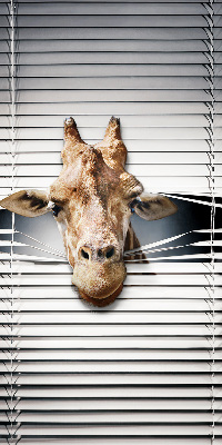 Binnenshuis verduisterend rolgordijn giraffe