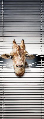 Binnenshuis verduisterend rolgordijn giraffe
