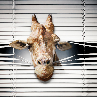 Binnenshuis verduisterend rolgordijn giraffe