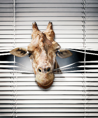 Binnenshuis verduisterend rolgordijn giraffe