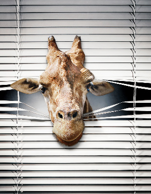 Binnenshuis verduisterend rolgordijn giraffe