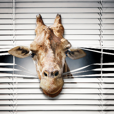 Binnenshuis verduisterend rolgordijn giraffe