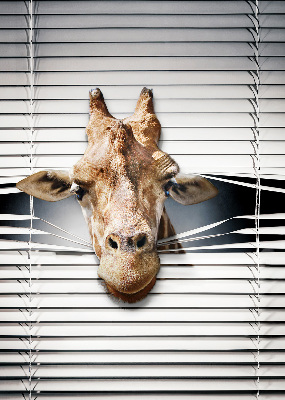 Binnenshuis verduisterend rolgordijn giraffe