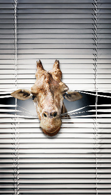 Binnenshuis verduisterend rolgordijn giraffe
