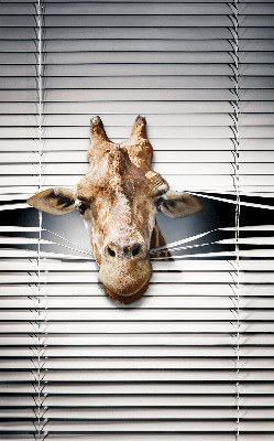 Binnenshuis verduisterend rolgordijn giraffe