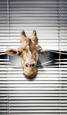 Binnenshuis verduisterend rolgordijn giraffe