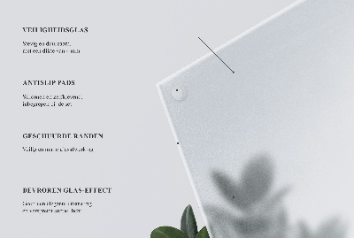 Rond tafelblad Semitransparant