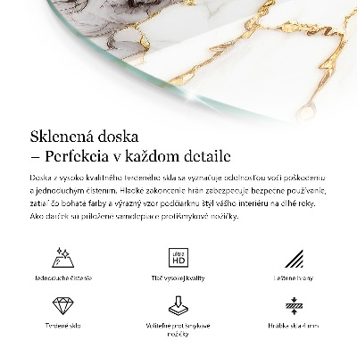 Tafelblad rond Marmeraders in het ontwerp