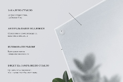 Rechthoekig tafelblad Semitransparant