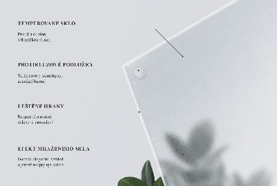 Rechthoekig tafelblad Semitransparant