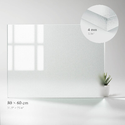 Rechthoekig tafelblad Semitransparant