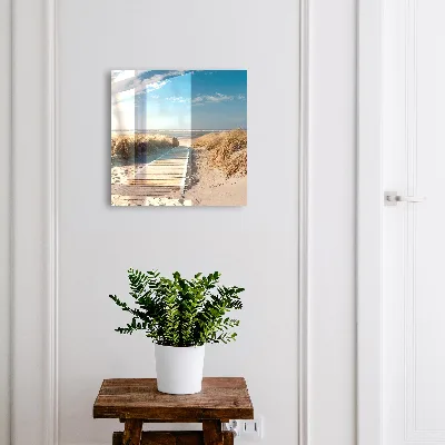 Sleutelkast Een rustig strand