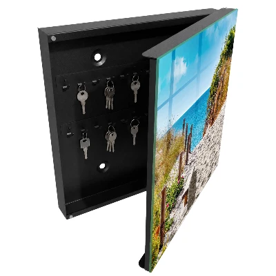 Sleutelkastje binnen Pad langs de kust