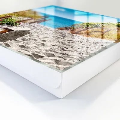 Sleutelkastje binnen Pad langs de kust