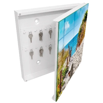 Sleutelkastje binnen Pad langs de kust