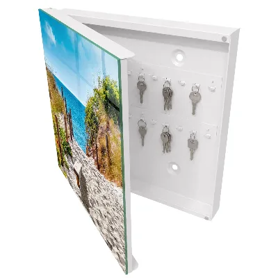Sleutelkastje binnen Pad langs de kust