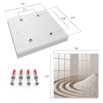 Sleutelkastje binnen Zen-tuin