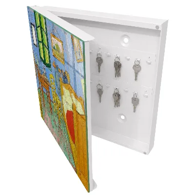 Sleutelkastje binnen Gezellige kamer