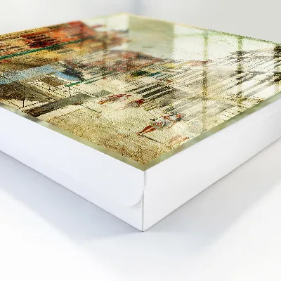 Sleutelkastje binnen Kleurrijke stad