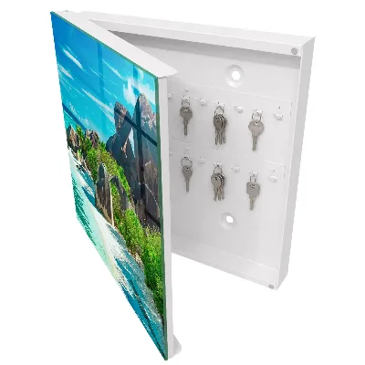 Sleutelkastje binnen Tropisch strand