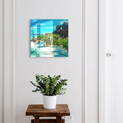 Sleutelkastje binnen Tropisch strand