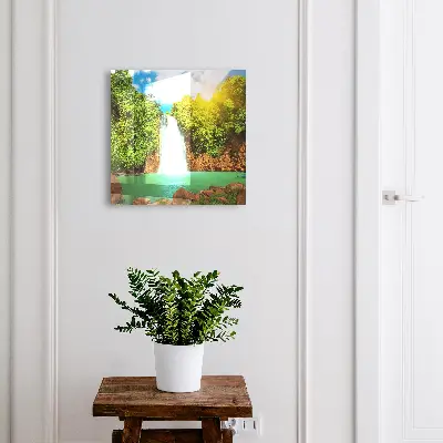 Sleutelkastje hal Tropische waterval