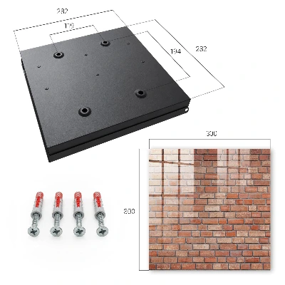 Sleutelkast Bakstenen muur