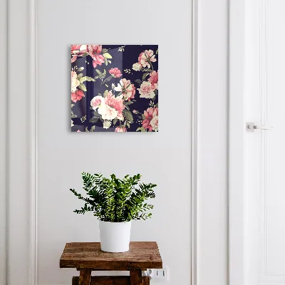 Sleutelkastje hal Romantische bloemen