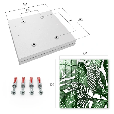 Sleutelkastje binnen Plantenpatronen