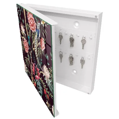Sleutelkastje hal Bloemen en vogels