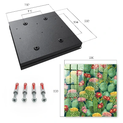 Sleutelkastje binnen Kleurrijke tuin
