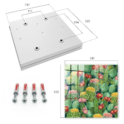 Sleutelkastje binnen Kleurrijke tuin