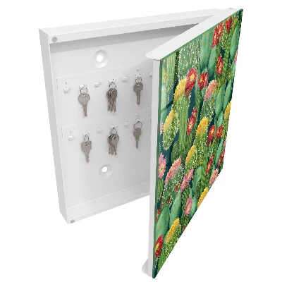 Sleutelkastje binnen Kleurrijke tuin