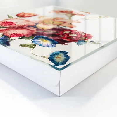 Sleutelkast Kleurrijke bloemen