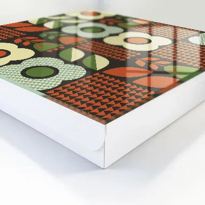 Sleutelkastje binnen Vrolijke bloemen