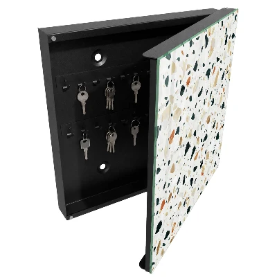 Sleutelkastje binnen Terrazzo-patroon