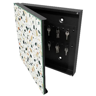 Sleutelkastje binnen Terrazzo-patroon