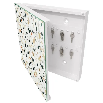 Sleutelkastje binnen Terrazzo-patroon