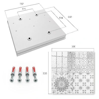 Sleutelkastje hal Geometrische patronen