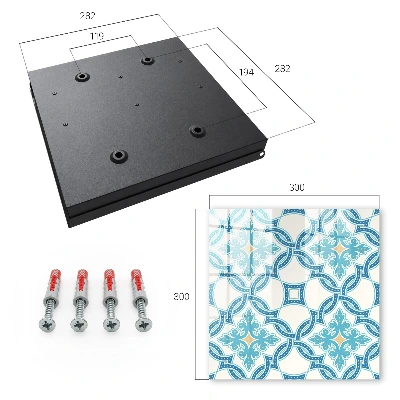 Sleutelkastje binnen Decoratief mozaïek