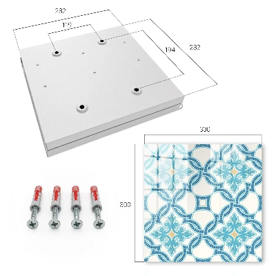Sleutelkastje binnen Decoratief mozaïek