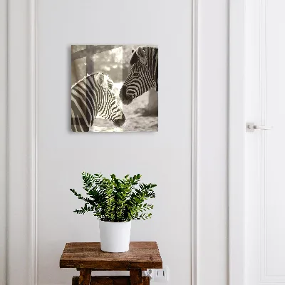 Sleutelkastje binnen Zebra's samen