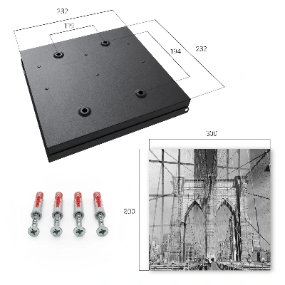 Sleutelkastje binnen Iconische brug