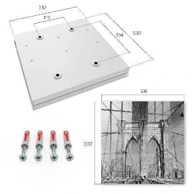 Sleutelkastje binnen Iconische brug