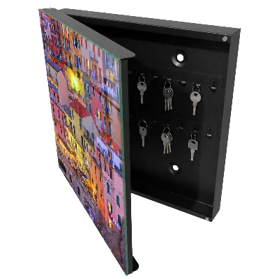 Sleutelkastje hal Kleuren van de stad