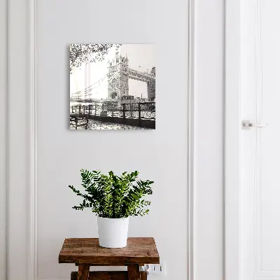 Sleutelkastje binnen Gotische brug